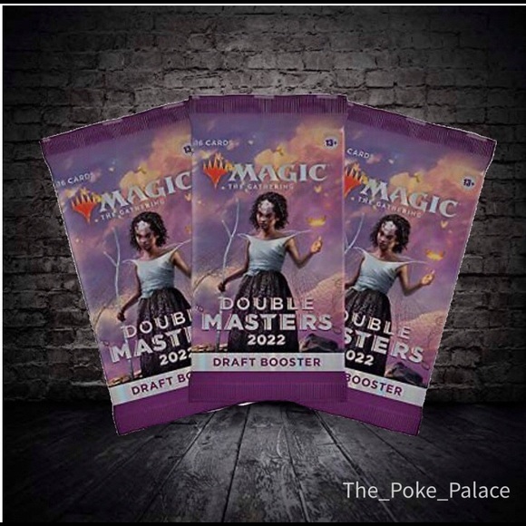 Magic: The Gathering Double Masters 2022 Draft Box!! Includes: *3 Packs* SEALED - Picture 3 of 3